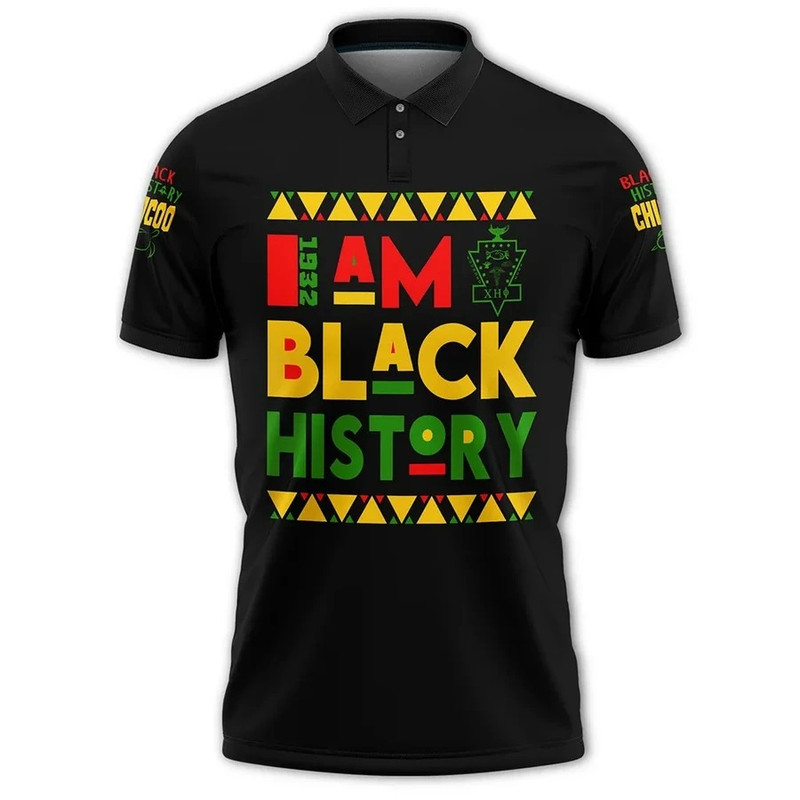 Black History Chi Eta Phi Polo Shirt, African Polo Shirt For Men Women