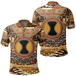donno polo shirt leo style, african polo shirt for men women
