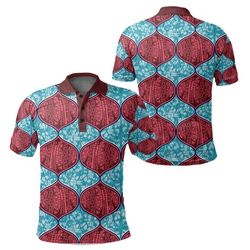 ankara kenyatta polo shirt, african polo shirt for men women