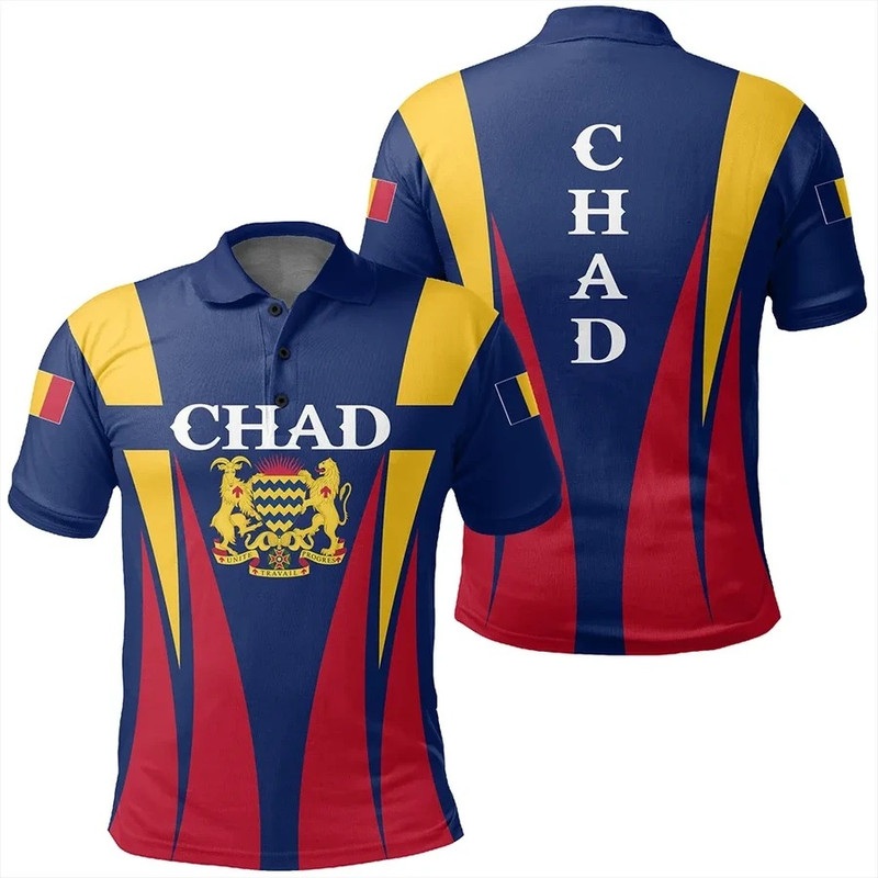 Chad Polo Shirt Apex Style, African Polo Shirt For Men Women