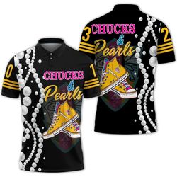 chi gamma xi chi k.h pearls polo shirt, african polo shirt for men women