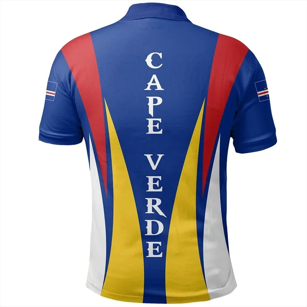 Cape Verde Polo Shirt Apex Style, African Polo Shirt For Men Women