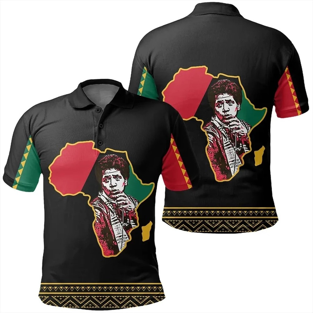Audre Lorde Black History Month Men Polo Shirt, African Polo Shirt For Men Women