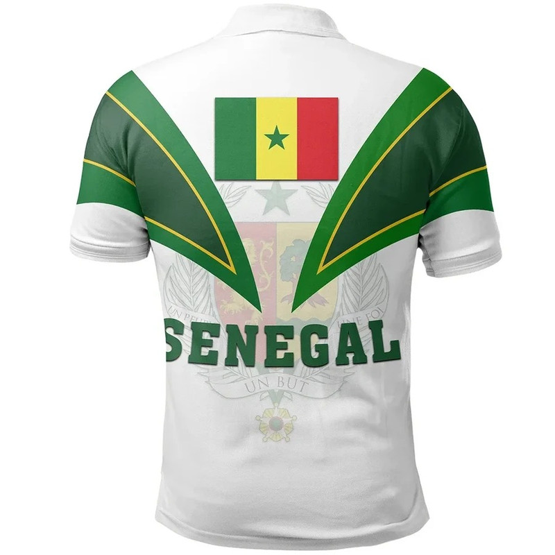 Senegal Polo Shirt Tusk Style, African Polo Shirt For Men Women