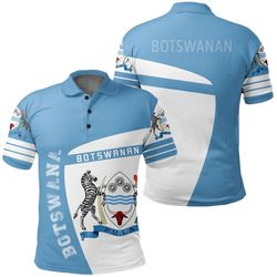 botswana polo shirt sport premium, african polo shirt for men women