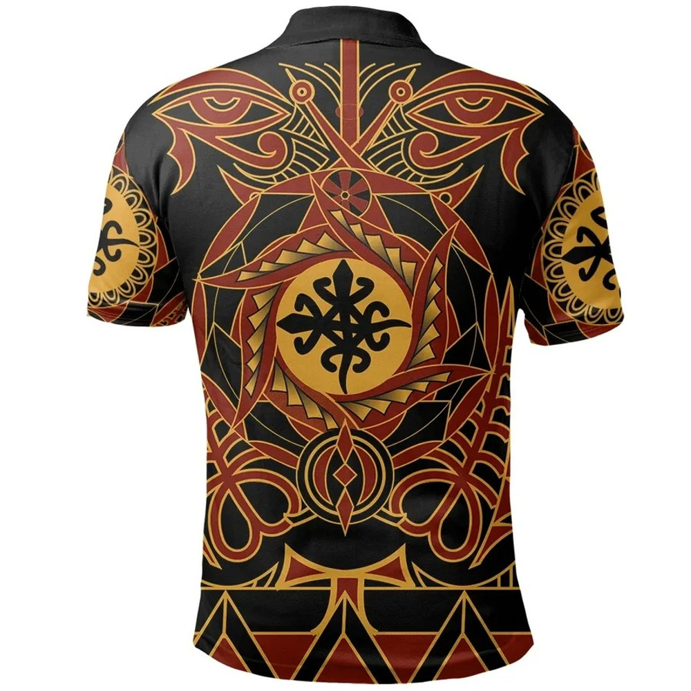 Funtunfunefu denkyemfunefu Polo Shirt Style, African Polo Shirt For Men Women