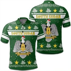south sudan polo shirt christmas, african polo shirt for men women