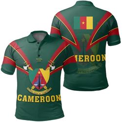 cameroon polo shirt tusk style, african polo shirt for men women