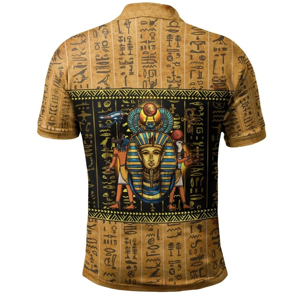 Mysteries Of Ancient Egypt Dropi Polo Shirt, African Polo Shirt For Men Women