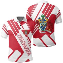 the gambia polo shirt rockie style, african polo shirt for men women