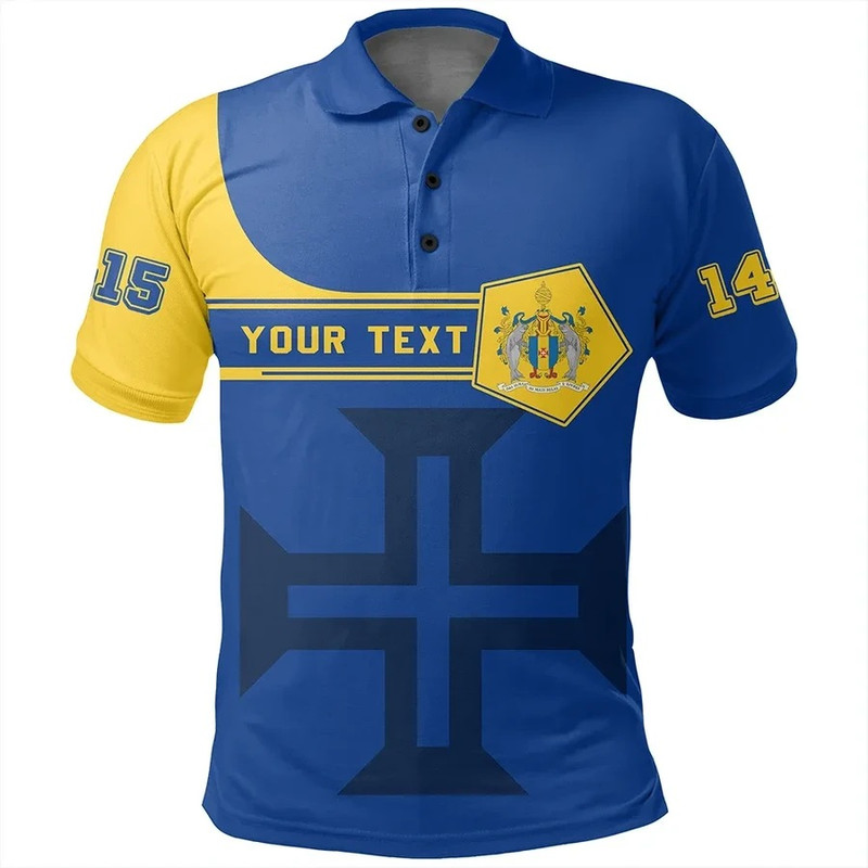 Custom Madeira Polo Shirt Pentagon Style, African Polo Shirt For Men Women