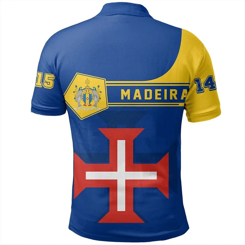 Custom Madeira Polo Shirt Pentagon Style, African Polo Shirt For Men Women