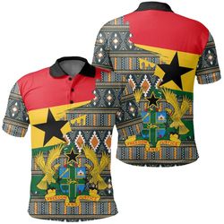 kente old tribal polo shirt - gash style, african polo shirt for men women