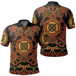 ani bere a enso polo shirt style, african polo shirt for men women