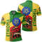 Ethiopia Polo Shirt Quarter Style, African Polo Shirt For Men Women