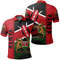 Kenya Polo Shirt Quarter Style, African Polo Shirt For Men Women