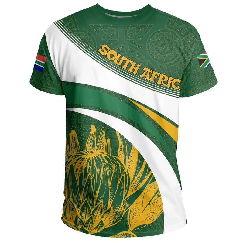 Cricket South Africa Protea Springbok Tee, African T-shirt For Men Women