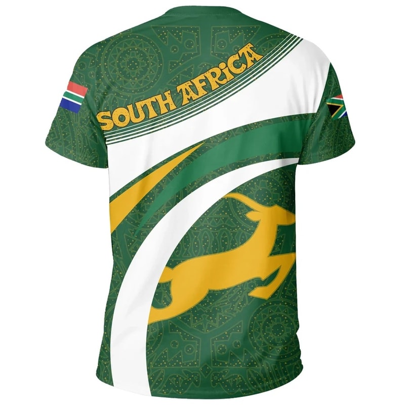 Cricket South Africa Protea Springbok Tee, African T-shirt For Men Women