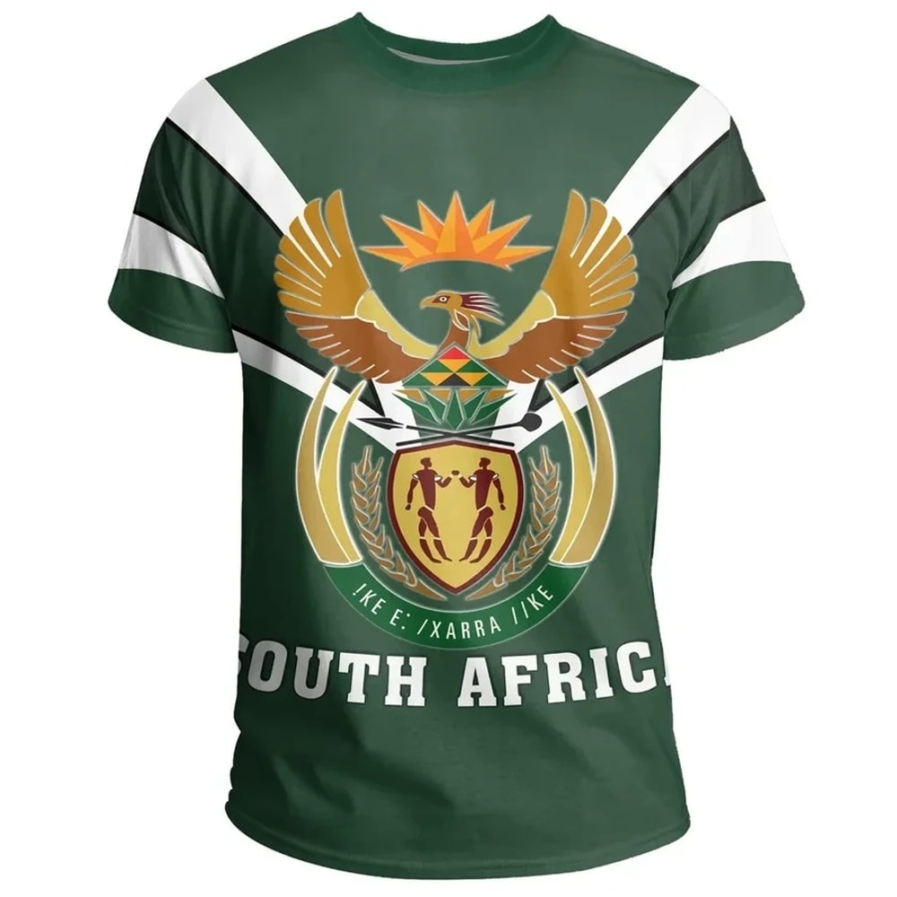 South Africa T-Shirt Tusk Style, African T-shirt For Men Women