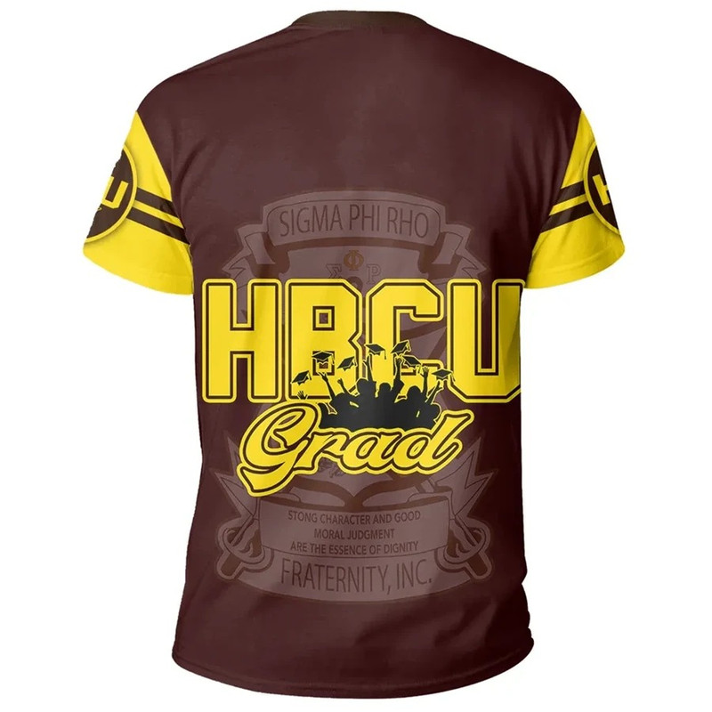 Sigma Phi Rho HBCU Grad T-Shirt, African T-shirt For Men Women