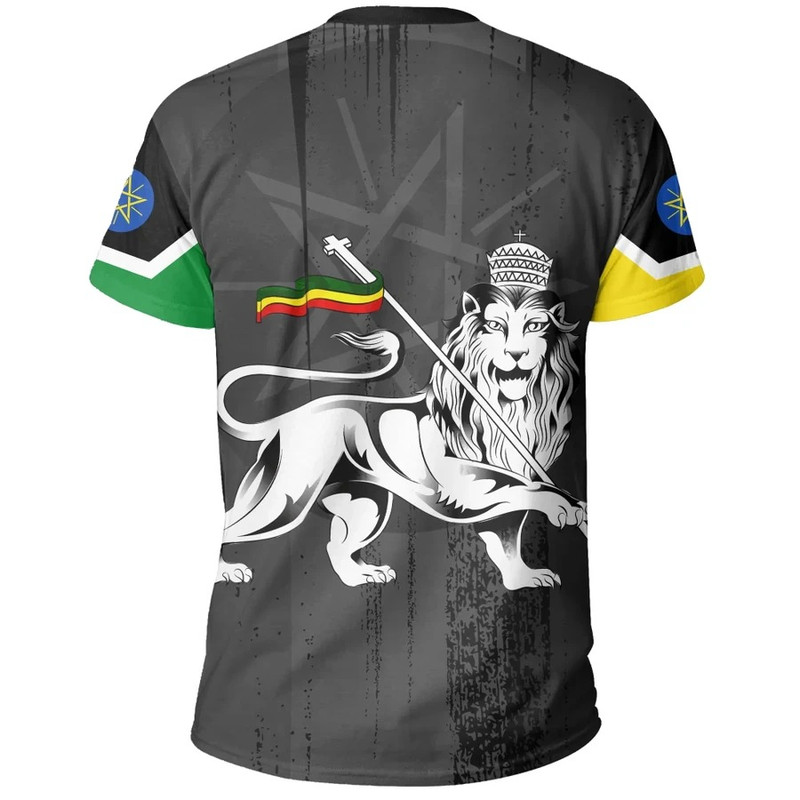 Ethiopia Lion Tee, African T-shirt For Men Women