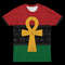 Pan African Ankh T-shirt, African T-shirt For Men Women