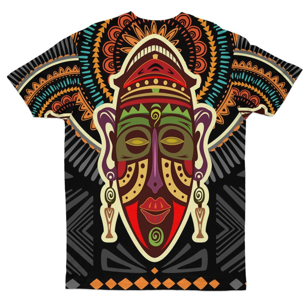 African Mask 5 T-shirt, African T-shirt For Men Women