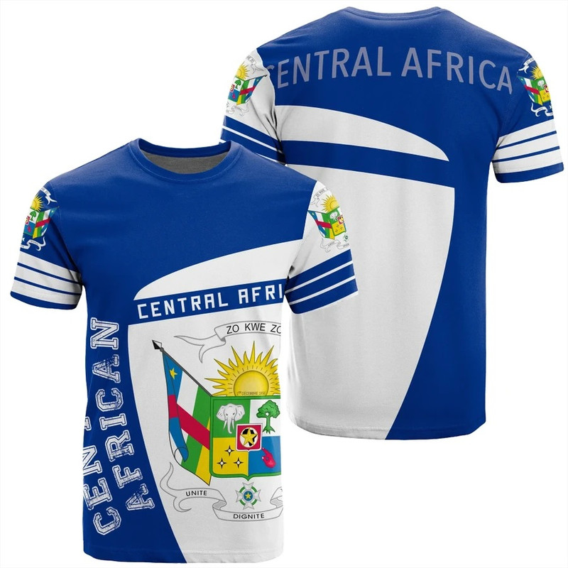 Central African Republic T-Shirt Sport Premium, African T-shirt For Men Women