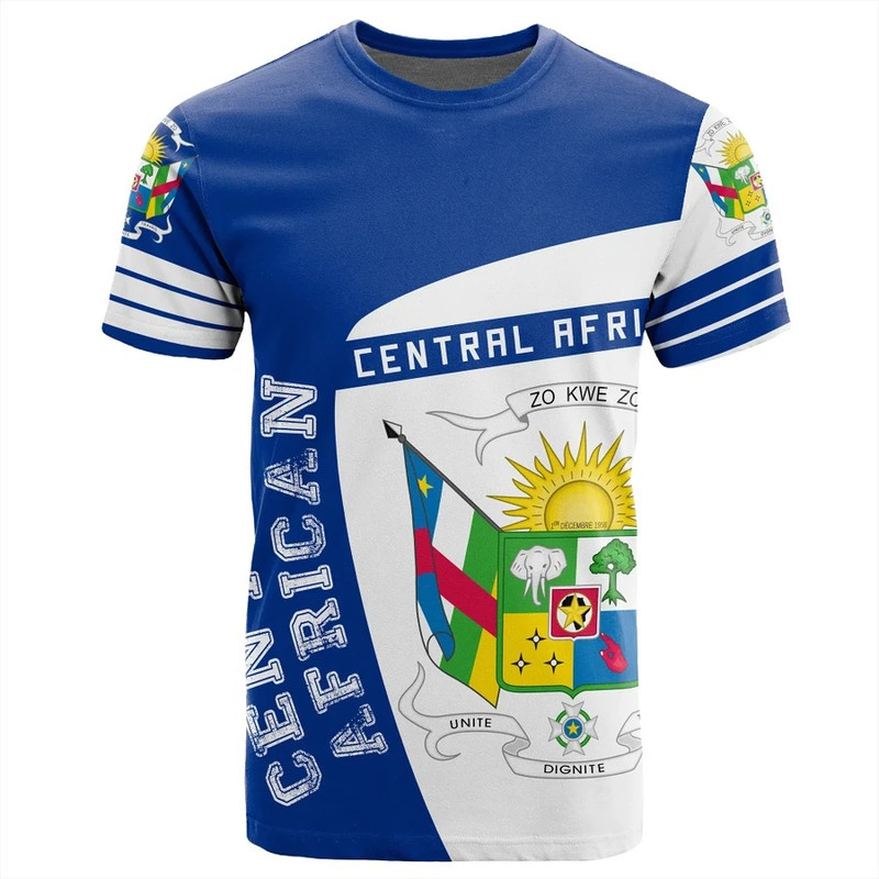 Central African Republic T-Shirt Sport Premium, African T-shirt For Men Women