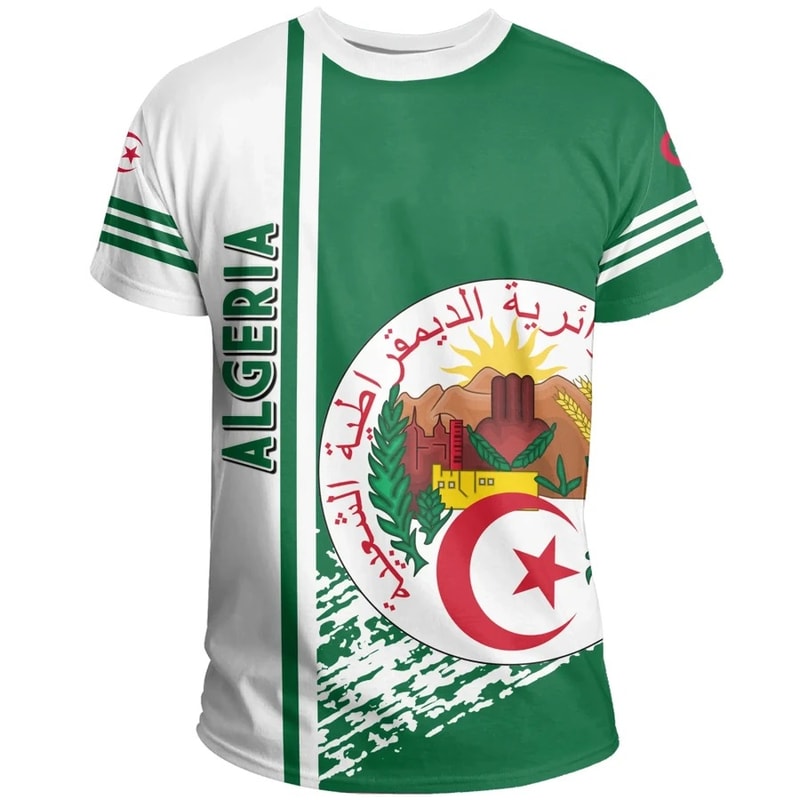 Algeria Quarter Style T-Shirt, African T-shirt For Men Women