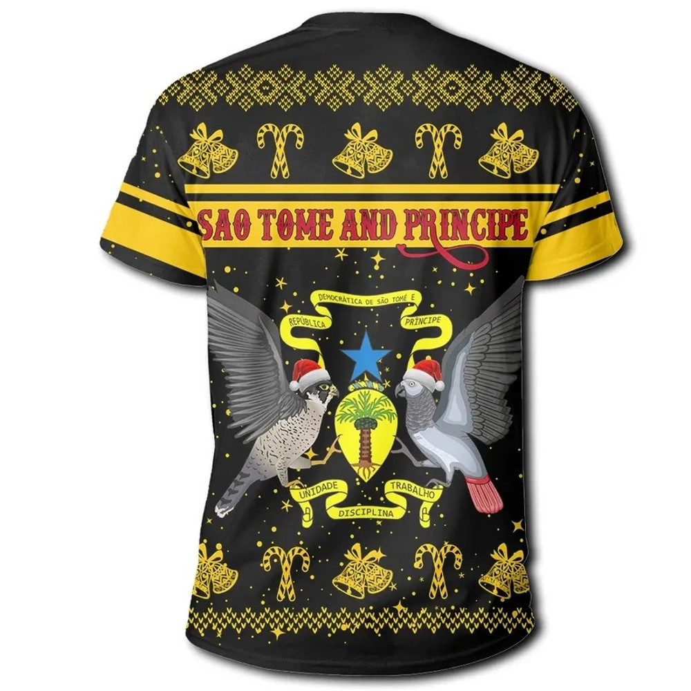 Sao Tome and Prencipe T-Shirt Christmas, African T-shirt For Men Women