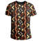 Coffee Bogolan Tee, African T-shirt For Men Women