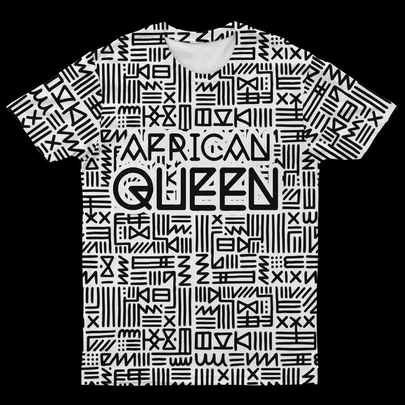 African Queen 2 T-shirt, African T-shirt For Men Women