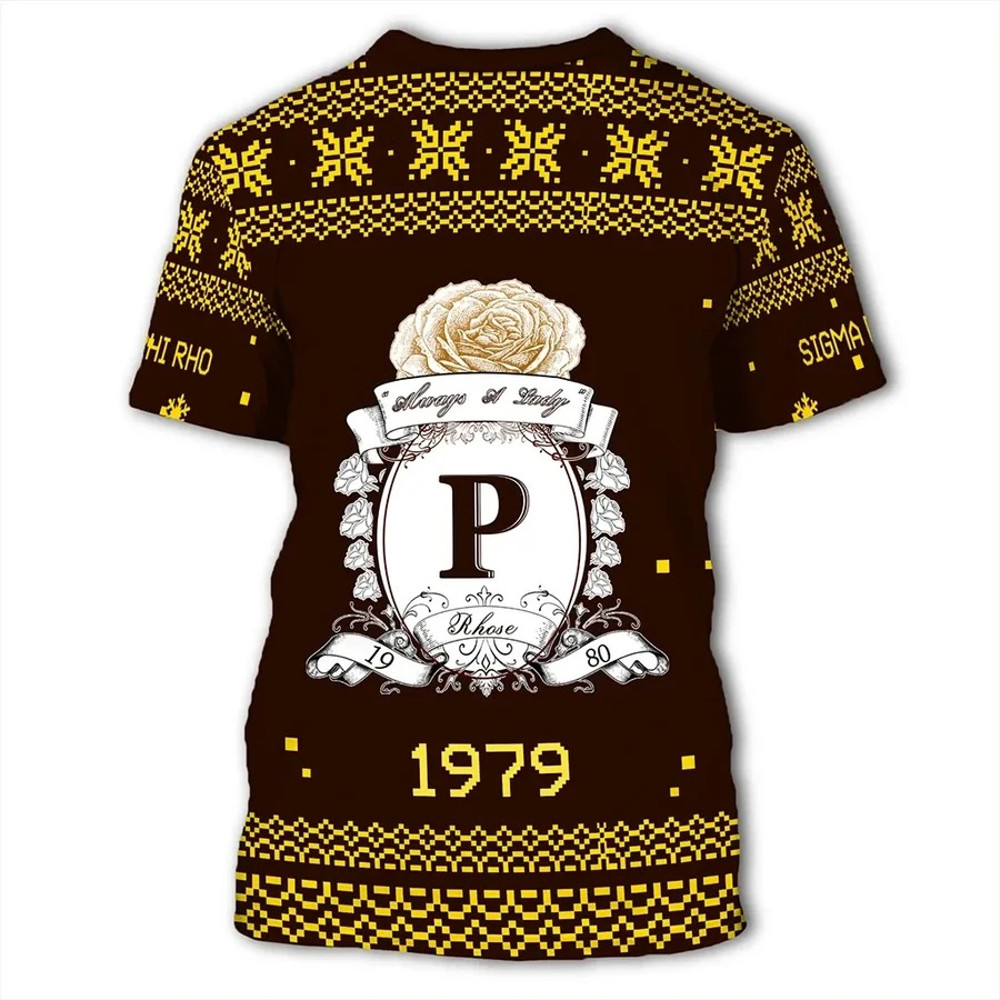 Sigma Phi Rhose Xmas Motto T-Shirt, African T-shirt For Men Women