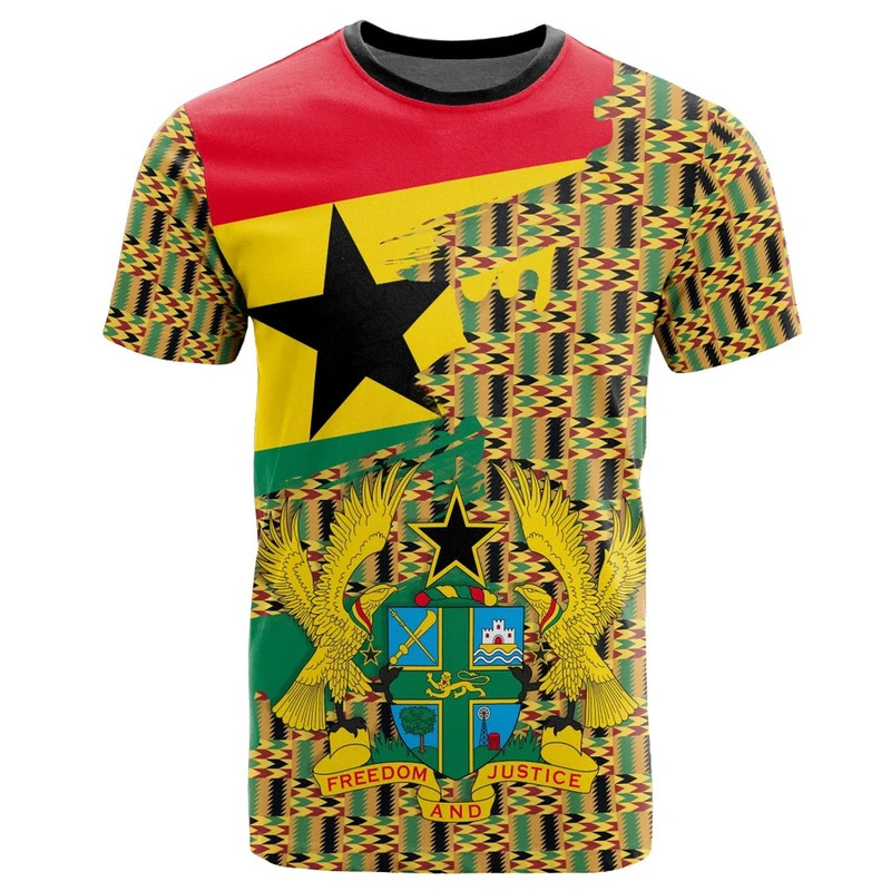 Kente Beautiful Pattern Tee - Gash Style, African T-shirt For Men Women