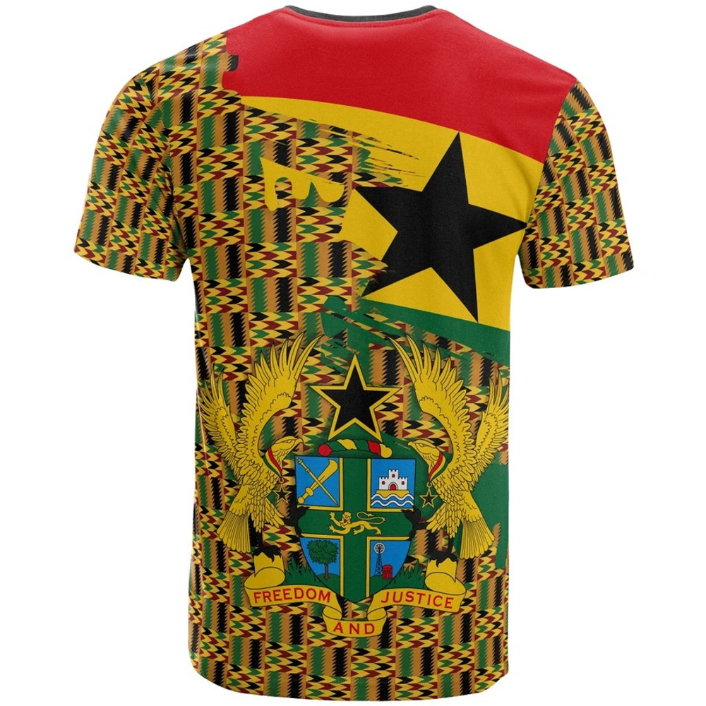 Kente Beautiful Pattern Tee - Gash Style, African T-shirt For Men Women