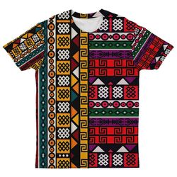 dashiki half 6 t-shirt, african t-shirt for men women