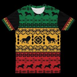 african pattern lion t-shirt, african t-shirt for men women