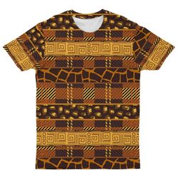 african patchwork 1 t-shirt, african t-shirt for men women