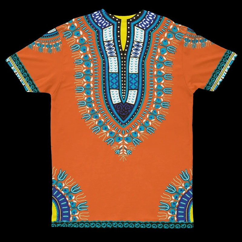Dashiki T-shirt 01, African T-shirt For Men Women