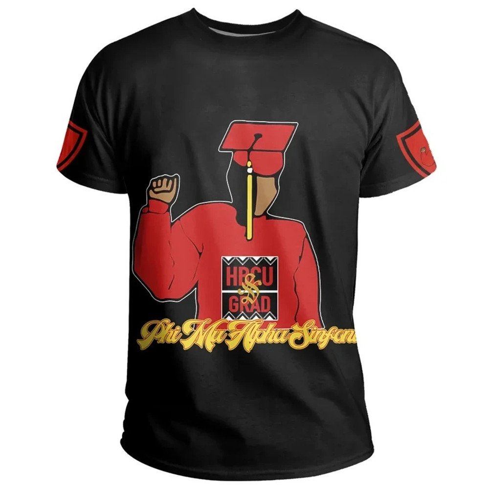 Phi Mu Alpha Sinfonia HBCU Style T-Shirt, African T-shirt For Men Women
