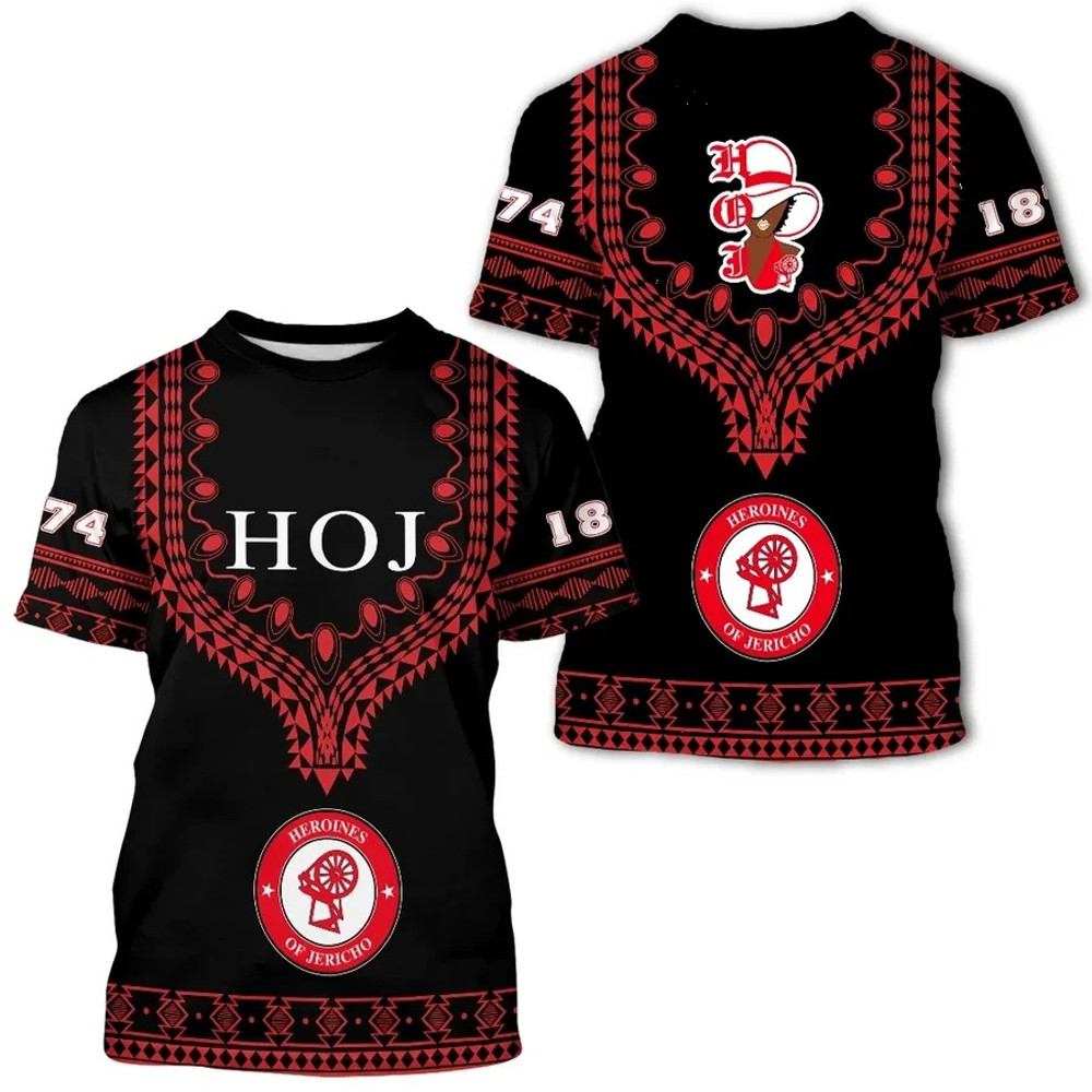 Heroines Of Jericho Dashiki T-shirt - Alva Style, African T-shirt For Men Women