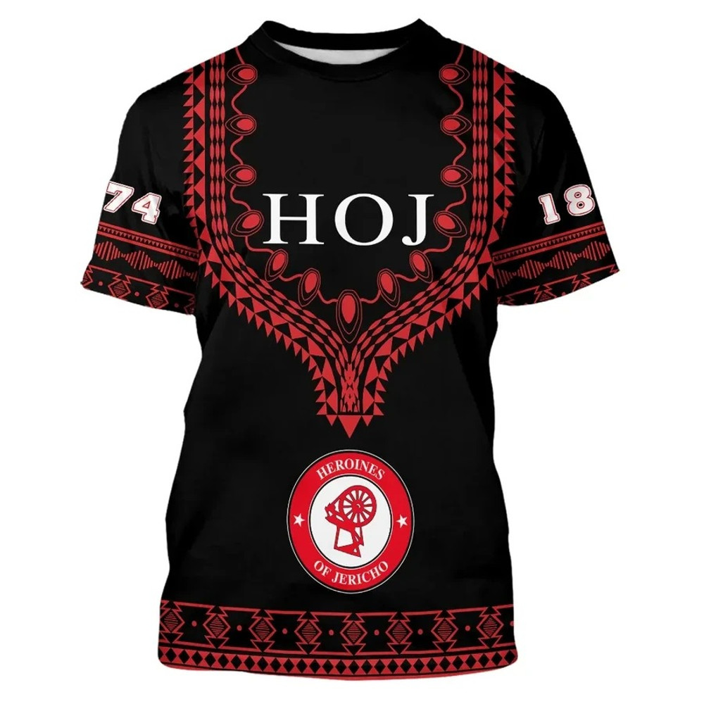 Heroines Of Jericho Dashiki T-shirt - Alva Style, African T-shirt For Men Women