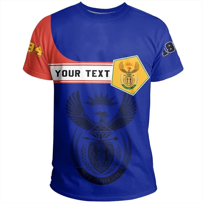 Custom South Africa Tee Pentagon Style, African T-shirt For Men Women