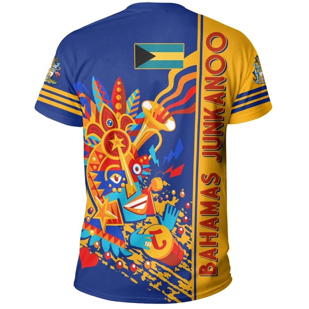 Junkanoo Bahamas Tee, African T-shirt For Men Women