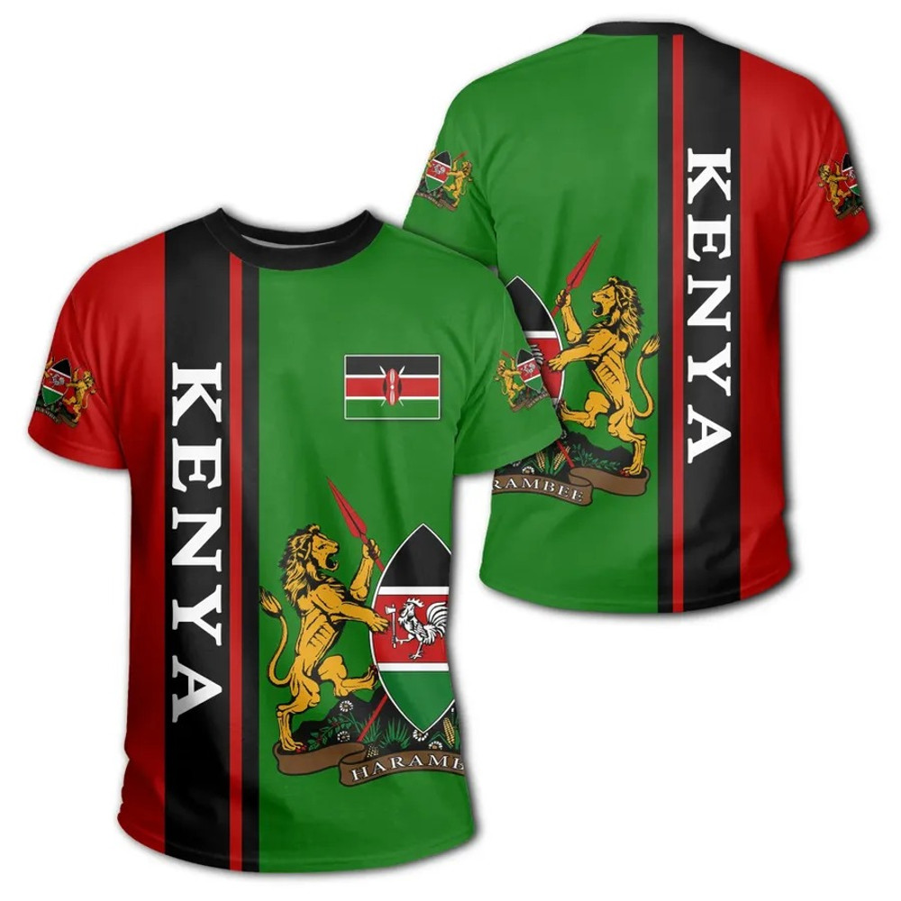 Kenya Style Tee, African T-shirt For Men Women