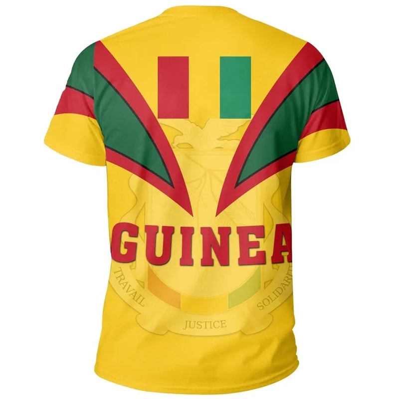 Guinea T-Shirt Tusk Style, African T-shirt For Men Women