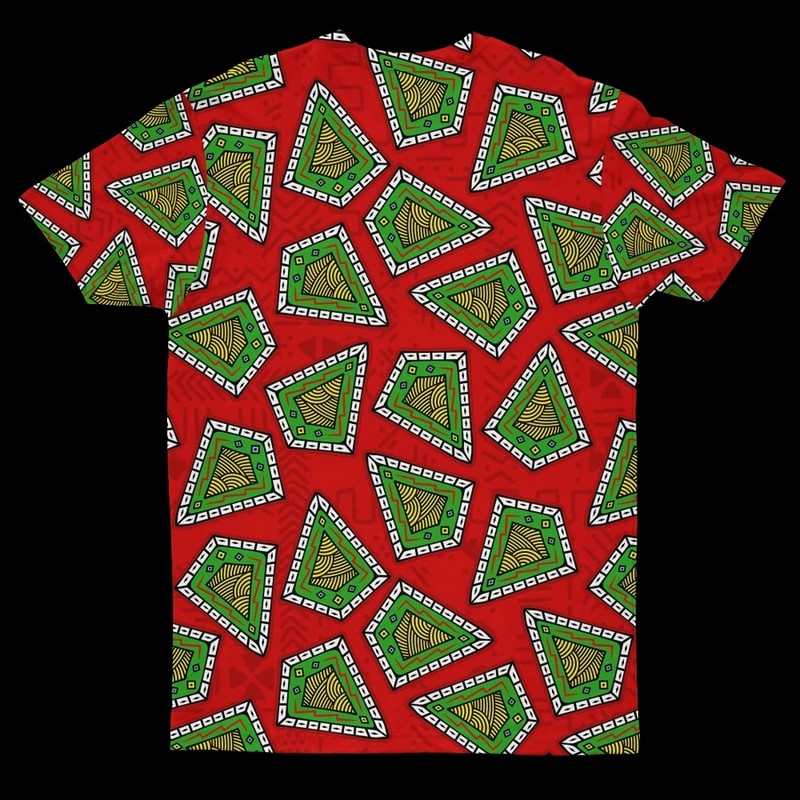 African Fabric T-shirt, African T-shirt For Men Women