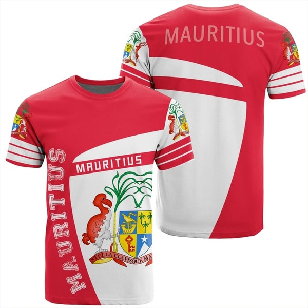 Mauritius T-Shirt Sport Premium, African T-shirt For Men Women