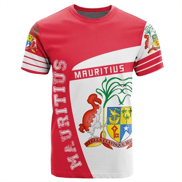 Mauritius T-Shirt Sport Premium, African T-shirt For Men Women